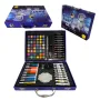 Художній набір-валіза Space Painting 85 предметів Синій — універсальний комплект для малювання та творчості для дітей