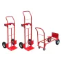 Тележка складская грузовая двухколёсная трансформер 2-в-1, ручная и платформенная, грузоподъёмность до 150 кг