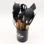 ОЧЕНКА! Набір кухонного приладдя з 12 предметів Kitchen Set RD-1204 (пошкодження підставки 3548)