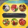 УЦІНКА! Домашній вакууматор для продуктів BITEK BT-410Y Кухонний вакуумний пакувальник Чорний (пошкодження корпусу 3285)