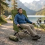 Стул складной Зеленый / Кресло для кемпинга 90х60см / Стул складной с чехлом