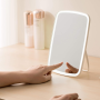 Дзеркало для макіяжу з LED-підсвіткою, LED Makeup Mirror, Біле/Настільне дзеркало акумуляторне