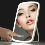 Дзеркало для макіяжу з LED-підсвіткою, LED Makeup Mirror, Біле/Настільне дзеркало акумуляторне