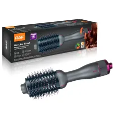 Фен гребінець для волосся RAF R411P ⁇ щітка для сушіння волосся ⁇ стайлер для волосся