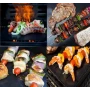 BBQ grill sheet гриль мат портативный антипригарным покрытием 33 Х 40 см для овощей, мяса, морепродуктов
