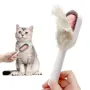 Щітка для вичісування шерсті хатніх тварин 4 в 1 Pet Cleaning Comb з масажем і чищенням речей Pink W28