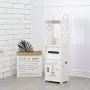 Полиця стелаж пластикова у ванні Етажерка стійка до вологи PK-02 (80cm*15cm*15cm)
