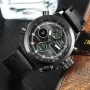 Армійський чоловічий годинник AMST 3003 Black (протиударний з підсвіткою)
