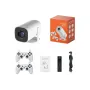 Проектор видео-игровой с джойстиками + пульт управления Android Projector HA-199 Белый