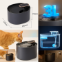 УЦЕНКА! Автоматический поильник для для кошек и собак бесшумный 3 л USB W32 (Плохая упаковка 3194)