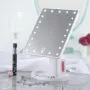 УЦІНКА! Дзеркало настільне з підсвіткою LED — бренд Large Led Mirror (Плохе паковання 3298)