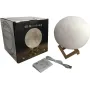 УЦІНКА! Світильник-нічник 3D шар Місяць Moon Lamp на дерев'яній підставці 15 см (Плохе паковання 2792)