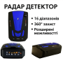 УЦІНКА! Антирадар світлодіодний GRB Radar Detector дисплей 16 BAND V7 360 градусів (Немає паковання 3379)