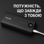 Повербанк Rixus 40000 mAh 18W Quick Charge с дисплеем RXPB40 Черный