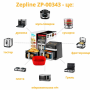 Аерофритюрниця Zepline ZP-00343 на 13 л, 4200 Вт, з 12 програмами, LED-дисплеєм та знімним кошиком