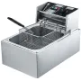 Професійна електрична фритюрниця Dotvix D-803, 2800 Вт, 6 л, з кошиком із нержавіючої сталі