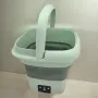 УЦЕНКА! Портативная складная стиральная машина Mini Folding Washing Machine 11 л, с функцией отжима (плохая упаковка 3420)