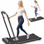 Складана бігова доріжка Sperax Walking Pad 3-в-1 DOR-1717 Black, до 150 кг, швидкість до 12 км/год, тиха, двигун 3.0 л.с