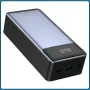 Повербанк 30000 mAh с встроенными кабелями Type-C и Lightning KP KPG-307 22.5W