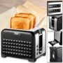 Тостер на 2 відділення з 3 режимами роботи та 7 режимів підсмажування RAF R.2101 900 Вт
