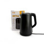 Електричний чайник DENX DX2087 на 1,6 л 1500 Вт із регулятором температури. Чорний (DX2087)