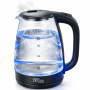 Стеклянный электрочайник с LED подсветкой Zepline ZP-991 (2.0 л, 2200 Вт) - Прозрачный чайник с автоотключением