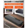 Вакууматор бытовой для продуктов пищи Vacuum Sealer X Pro 110W 60 кПа вакуумный упаковщик автоматический + 10 пакетов 10х25см