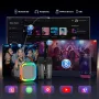 Караоке-система K12 с двумя микрофонами, Bluetooth, черная