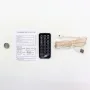 Настільний годинник будильник SM 601, від USB, Білий із зеленим + пульт/ Електронний годинник із термометром
