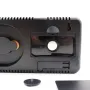 Настільний годинник будильник SM 601, від USB, Білий із зеленим + пульт/ Електронний годинник із термометром