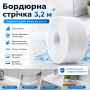 Самоклейна водонепроникна бордюрна стрічка 3.2 м х 38 мм, Білий/Клейка стрічка для ванн і раковин/пільта ізолятор для кухні
