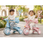 Блакитний Триколісний велосипед Baby Carriage 588 / Велосипед з батьківською ручкою і кошиком/Велосипед-коляска