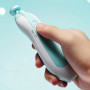 Дитячий тример для нігтів + 6 насадок NAIL TRIMMER XL-667, Блакитний/Акумуляторна