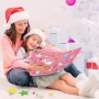 Бізіборд для розвитку дітей 25в1, Рожевий/ Розвивальна сенсомоторна дошка для навчання/Бізіборд-сумка
