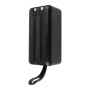 Портативный powerbank с дисплеем 50000 mAh Kensa павербанк быстрая зарядка со встроенными кабелями 22.5W Черный