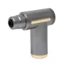 Масажер м'язовий ручний Massage Gun Акумуляторний перкусійний Масажний 4 насадки для рук ніг шиї