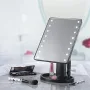 УЦЕНКА! Зеркало настольное с подсветкой LED - бренд Large Led Mirror (Плохая упаковка, повреждение на зеркале 3225)