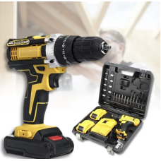Шуруповерт аккумуляторный Желтый два акумулятора (24V/5A)