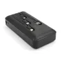 Power Bank с электронным экраном с набором кабелей KP KP-27 20000mAh Внешний аккумулятор для зарядки