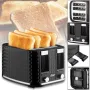 Електричний автоматичний тостер на 4 відділення RAF R.503 1500 Вт Чорний