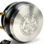 Набір каструль Haus Roland HR113-5, 4 шт. з неіржавкої сталі 1,9/2,6/3,6/6,1 л. Чорний (HR113-5)
