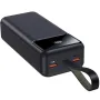 Повербанк KPG-402 40000 мА·год чорний із ліхтариком, 2 USB, microUSB та Type-C