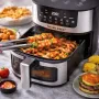 ОЧЕНКА! Аерогриль Silver Crest SC-8855S 8 л 4200 Вт сенсорне керування Hot Air Technology (Плохе паковання, вм'ятина 3550)