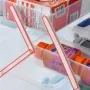 Аптечка органайзер для ліків, 37х23х26 см, Блакитний/ Органайзер для зберігання ліків/контейнер для ліків