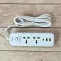 Сетевой фильтр питания 2 м, 2 розетки + 2хUSB + 1хType-C, 2500Вт, WL-4/ Удлинитель с выключателем