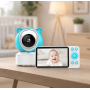 Відеоняня C8 WiFi з екраном 5 дюймів/Місянька керування зі смартфона, датчик звуку, руху, нічне бачення