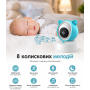 Відеоняня C8 WiFi з екраном 5 дюймів/Місянька керування зі смартфона, датчик звуку, руху, нічне бачення