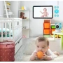 Відеоняня C8 WiFi з екраном 5 дюймів/Місянька керування зі смартфона, датчик звуку, руху, нічне бачення