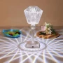 УЦЕНКА! Настольная декоративная лампа DSL Crystal Lamp с RGB LED-подсветкой на 16 цветов, сенсорным (Плохая упаковка 3686)