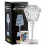 УЦЕНКА! Настольная декоративная лампа DSL Crystal Lamp с RGB LED-подсветкой на 16 цветов, сенсорным (Плохая упаковка 3686)
